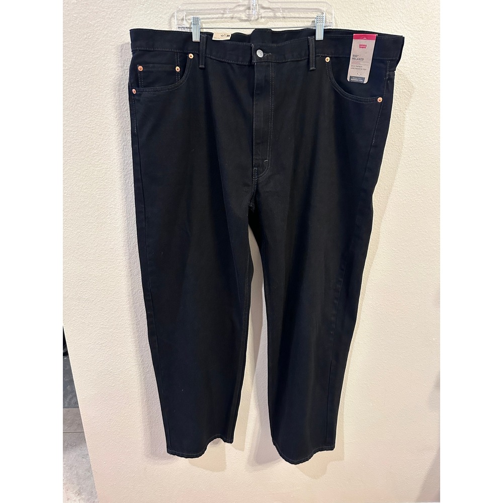 Levi's 550 Relaxed Fit Jeans Black Original Style New With Tags‎
